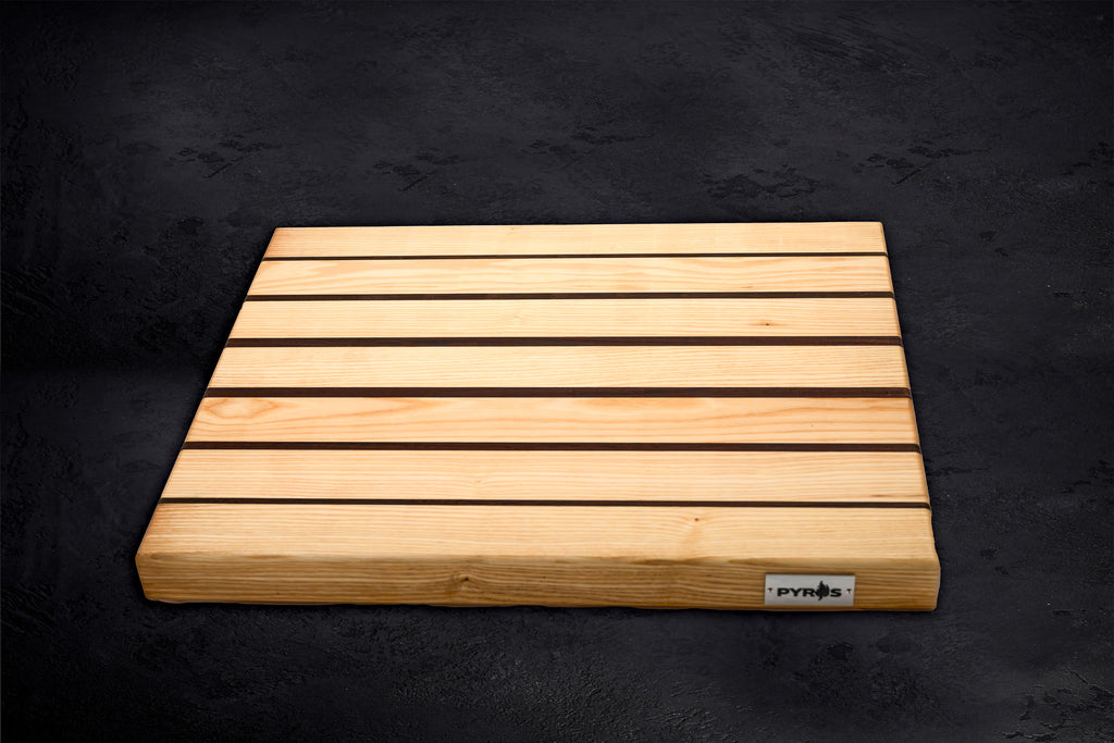 Taglieri Frassino e Noce piemontese a righe